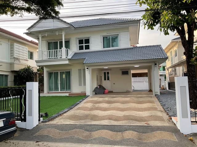 ให้เช่าบ้านเดี่ยว ตกเเต่งใหม่ 3 ห้องนอน 3 ห้องน้ำ 1ห้องรับเเขก 1 ครัว บ้าน Perfect Place ราชพฤกษ์-พระราม 5