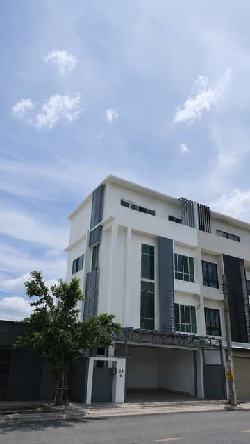 P3422 ให้เช่า ทาวน์โฮม 4 ชั้น หลังมุม โฮมออฟฟิศ Home Office The Park เดอะพาร์ค ลาดพร้าว วังหิน 78 หน้ากว้าง 10 เมตร