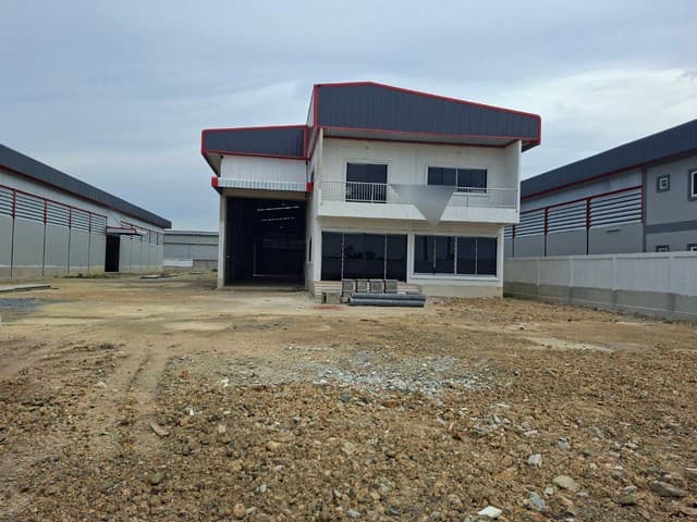 ขาย/ให้เช่าโรงงานเนื้อที่ทั้งหมด 1 ไร่ 2 งาน ผังชมพู ขอรง.4 ได้ บ้านเกาะ สมุทรสาคร