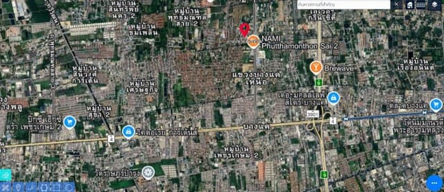 ขายที่ดินสาย2 วัดบุณยประดิษฐ์ ใกล้เทสโก้โลตัสพุทธมณฑลสาย2