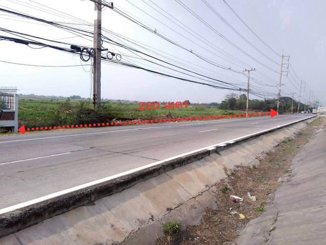 ที่ดินสวย ทำเลทอง ติดถนนสายหลักพหลโยธิน (ขาออก) เมืองสระบุรี