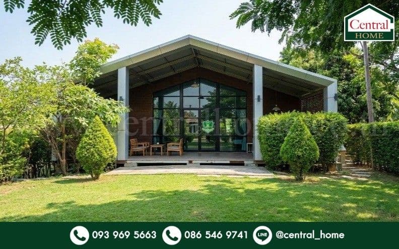 ให้เช่า บ้านเดี่ยวชั้นเดียวสไตล์รีสอร์ท พื้นที่ใช้สอย 200 ตร.ม. เหมาะสำหรับทำสปา คลินิก ออฟฟิศ