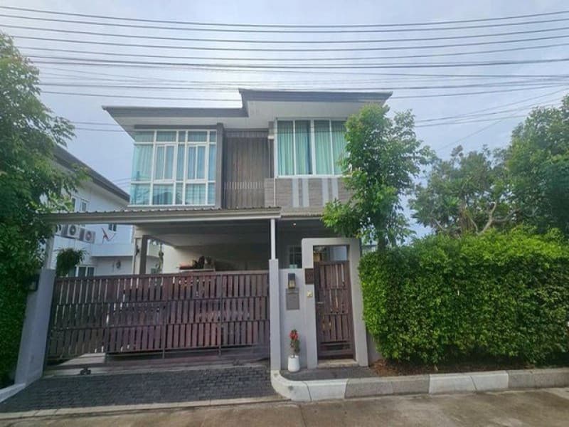 ขายบ้านเดี่ยว 2 ชั้น หลังมุม หมู่บ้านภัททาไพรม์ บางละมุง ถนนสาย 36 TP-H2318
