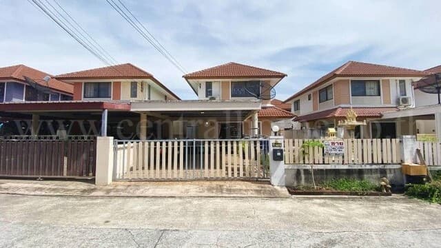 บ้านแฝด คันทรี่ปาร์ค 3 ทำเลดี ถนนข้าวหลาม ชายหาดบางแสน