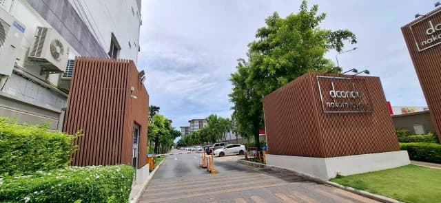 ดี คอนโด นครระยอง ขนาด 29.95 ตรม. แต่งครบ ติดถนนสุขุมวิท ใกล้ห้างแหลมทอง และแยก PMY เนินพระ อำเภอเมืองระยอง จังหวัดระยอง