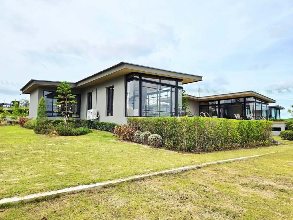 Rare Khao Yai Pool Villa Panoramic views, 2 villas, pet-friendly. Turnkey Airbnb ready for 14.9M THB. Don't miss out
