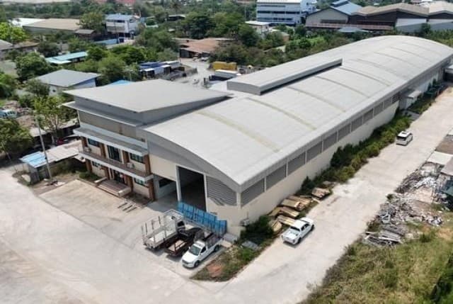 BST1281 ให้เช่าโรงงาน โกดัง สมุทรสาคร พื้นที่สีชมพู ขอ รง.4 ได้ รถใหญ่เข้าได้