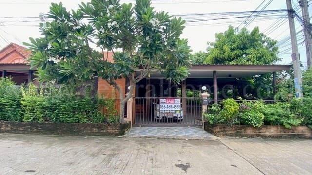 บ้านเดี่ยวชั้นเดียวหมู่บ้านริมน้ำ บ้านหลังมุม โครงสร้างแข็งแรง วังน้อย อยุธยา ถูกที่สุด!!!!