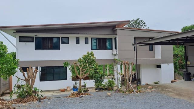 ขายบ้าน ในเมือง ลำพูน บ้านโมเดิร์น2ชั้น ริมน้ำกวง หลังบ้านมีแม่น้ำผ่าน
