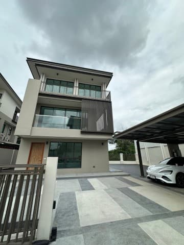 BS1058 ขายบ้านเดี่ยวหรู 3 ชั้น AQ Arbor สวนหลวง ร.9 – พัฒนาการ หลังริม พื้นที่ใหญ่สุดในโครงการ 97.10 ตร.ว. พร้อม Built-in Modernform