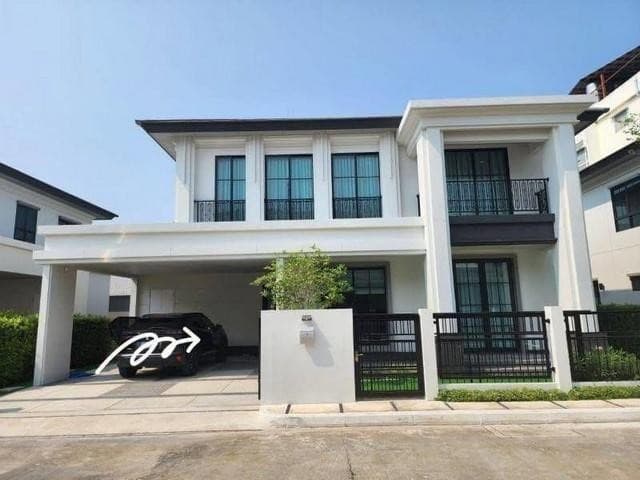 HR 10210 ให้เช่า ขายบ้านเดี่ยว 2 ชั้น 63.20 ตรว. 4 ห้องนอน โครงการเศรษฐสิริ บางนา-สุวรรณภูมิ