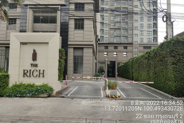 ขายคอนโด เดอะริส ถนนกรุงธนบุรี บางลำภูล่าง คลองสาน กรุงเทพ