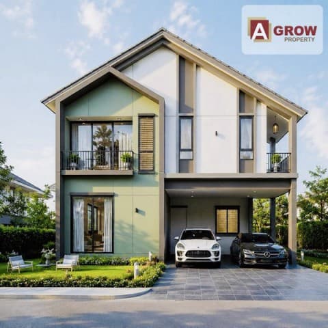 โครงการ เดอะคริสตัล บาย เพชรรัตน์ (วิสบี้) ซอยศาลาแดง-บ้านช่น บ้านสวยใหม่เอี่ยม ทำเลดี พื้นที่เยอะ พร้อมอยู่