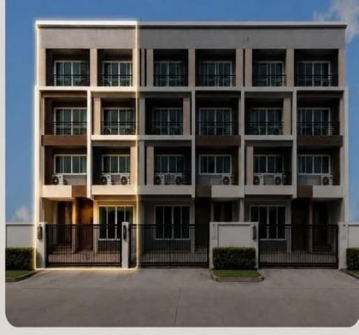 ให้เช่า Home Office ซอยศรีนครินทร์ 45 ใกล้ MRT สายสีเหลืองเพียง 100 เมตร