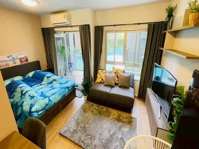ดีคอนโด บลิซ แหลมฉบัง (DCondo Bliss) 29.52 ตร.ม. ชั้น 1 Pool Access ห้องใหญ่ ปล่อยเช่าก็ง่าย อยู่เอง ก็สบาย