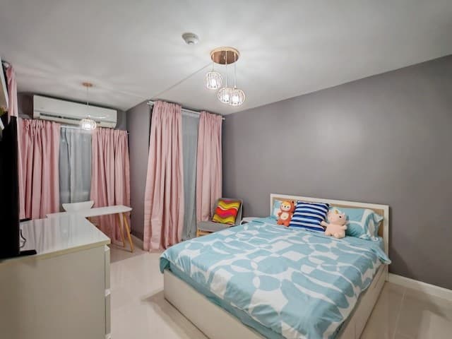 My Condo Sukhumvit 52 clean private 8th floor BTS Onnut