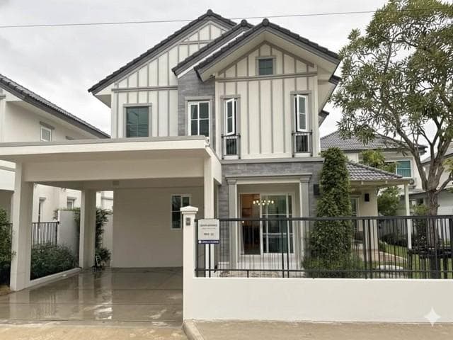 ให้เช่าบ้านเดี่ยว 2 ชั้น 66 ตร.ว. Villaggio 3 ศรีนครินทร์-บางนา ใกล้เมกะบางนา
