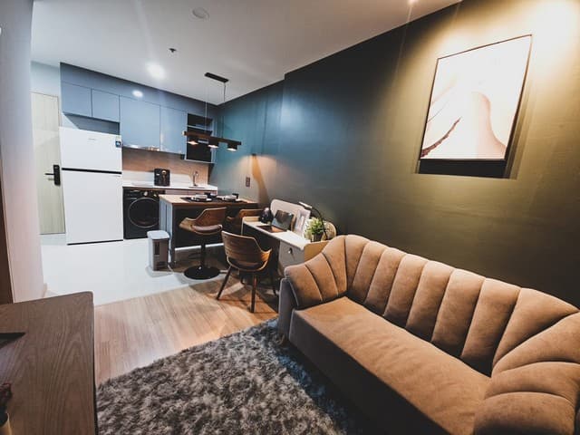 For rent ปล่อยเช่าคอนโด Skyrise Avenue Sukhumvit 64ชั้น 30 วิวโค้งแม่น้ำ
