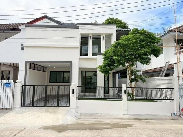 ขายบ้าน ซอยวิภาวดี-รังสิต 39 ดอนเมือง หมู่บ้านรัตนาวลัย วิภาวดี-รังสิต ดอนเมือง บ้านรีโนเวทใหม่ทั้งหลังพร้อมอยู่