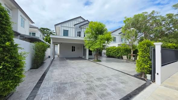 ให้เช่าบ้านเดี่ยว 2 ชั้น 81 ตรว. โครงการ Villaggio 3 ศรีนครินทร์-บางนา บ้านใหม่ ไม่เคยเข้าอยู่ ใกล้เมกะบางนา