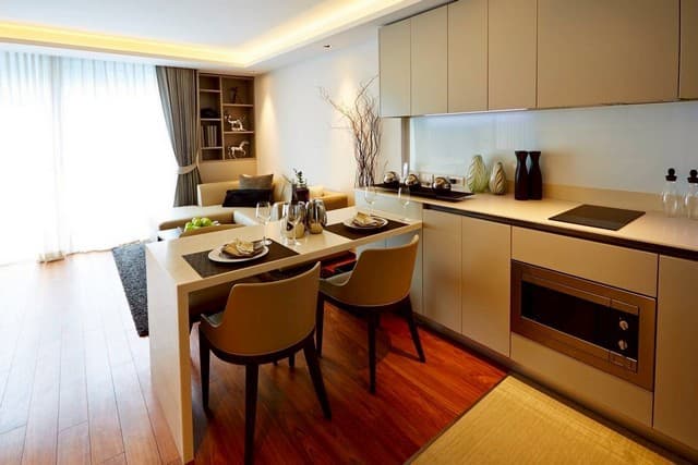 ให้เช่า คอนโด The Residence @61 ทองหล่อ ขนาด 52 ตร.ม. 1 นอน 1 น้ำ ตกแต่งครบ พร้อมแม่บ้าน 3 ครั้ง/สัปดาห์ ใกล้ BTS เอกมัย 60,000 เดือน