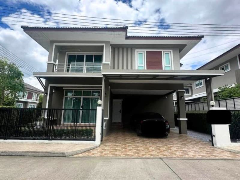 บ้านพร้อมอยู่ ในโครงการเดอะพรีโก้ ฟรี Wi-Fi ใกล้ รร.นานาชาติ 10 นาที เงียบสงบ ไม่เคยน้ำท่วม