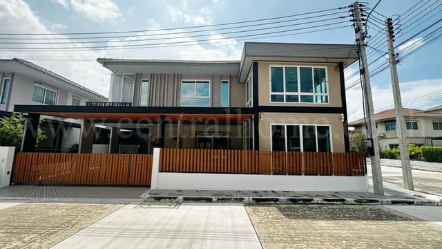 ราคาพิเศษ บ้านเดี่ยว ฮาบิเทีย บอนด์ ราชพฤกษ์ หลังมุม เฟอร์ครบ พร้อมอยู่