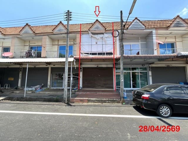 ขายอาคารพาณิชย์ 2 ชั้น เมืองสุราษฎร์ธานี ถนนสายสถานีขนส่ง