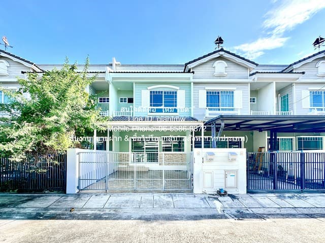 DSL-1217 (AHB) ขาย ทาวน์เฮ้าส์ ขายทาวน์โอม 2 ชั้น (Land & Houses) รีโนเวทแล้ว ใกล้ ABAC วิทยาเขตสุวรรณภูมิ 18.10 ตร.ว. 2 น 3 น้ำ 1 จอดรถ ราคา 1,990,000 บาท (โอนฟรี) ห้องนอน 2 ห้อง