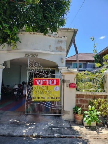 บ้านเดี่ยว 2ชั้น 50.7 ตร.วา หมู่บ้านบ้านแก้ว เรือนขวัญ ใจกลางเมือง ใกล้เซ็นทรัล นครปฐม