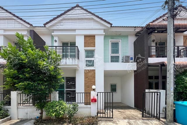 หมู่บ้านทิพย์พิมาน บ้านริมน้ำ (ถนนเลียบคลองบางไผ่) ทำเลดีใกล้รถไฟฟ้าสายสีม่วง
