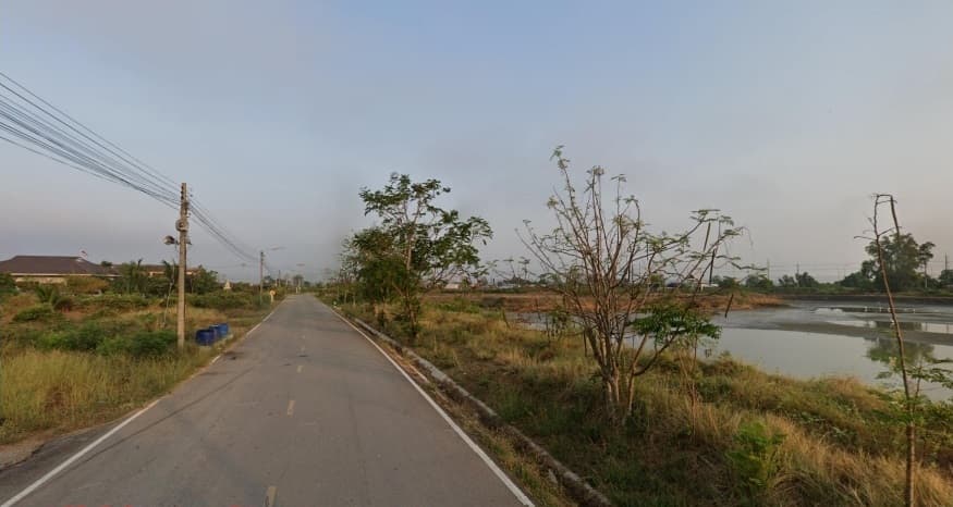 ขายที่ดินติดถนนพระราม 2 ตำบล ยี่สาร อำเภออัมพวา สมุทรสงคราม พื้นที่ 4,466-3-52.9 ไร่ (178,752 ตรว.)