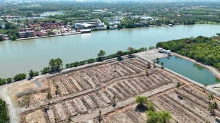 ที่ดินติดแม่น้ำบางปะกง วิวสวย ทำเลทอง ใกล้วัดสมานรัตนาราม 2