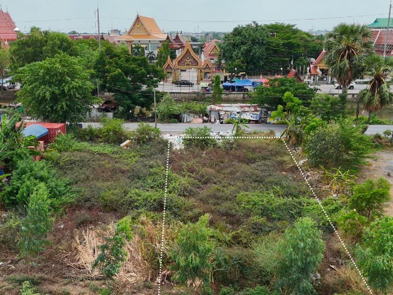 ขายที่ดิน 108 ตร.ว. ทำเลดีใน ซอยรังสิต-นครนายก 31 (ซอยจรัญสนิทวงศ์) ตรงข้าม วัดแสงสรรค์ เดินทางสะดวกใกล้ ฟิวเจอร์พาร์ค 6