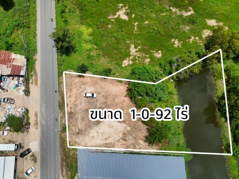 ขายที่ดินพนัสนิคม 1-0 -92 ไร่ ติดถนนเมืองเก่า จากแยกโพธ์สำเภา (วงแหวนเลี่ยงเมือง)700 เมตร เหมาะทำโกดัง-ร้านขายส่ง 4