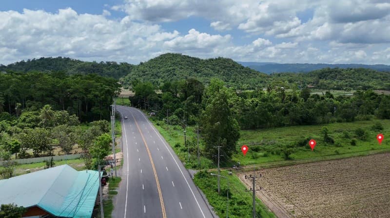 ขายที่ดิน 1-2-48ไร่ ติดถนน4เลน วิวภูเขาสวย บรรยากาศธรรมชาติ เหมาะสำหรับสร้างบ้านพักอาศัย ต.ศรีนาวา อ.เมือง จ.นครนายก 3