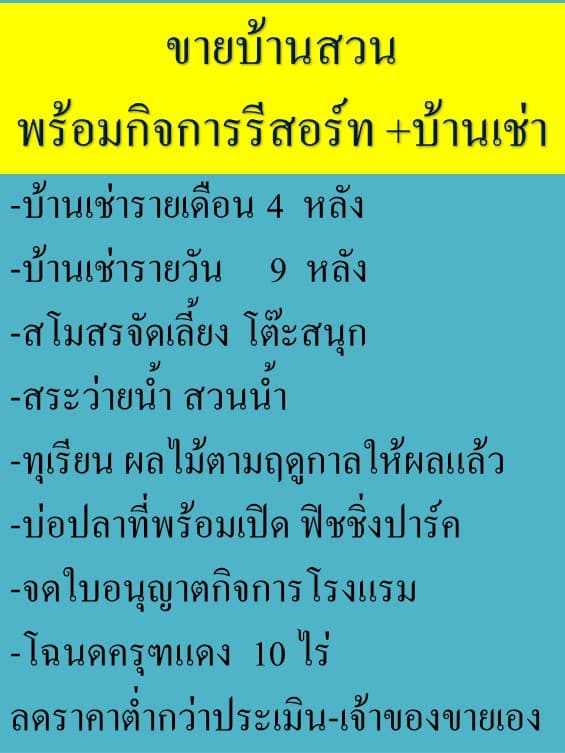 ขายบ้านสวน เพชรบูรณ์SALE FARM OF FRUITS house Beautiful plot of land for sale suitable for continuing a small business 2