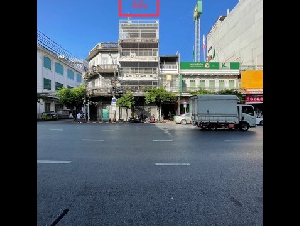 ให้เช่าอาคารพาณิชย์ 5 ชั้น ติดหน้าถนนเยาวราช ปากซอยเยาวราช 23 ใกล้ K bank ตรงข้าม โรงแรม Grand china