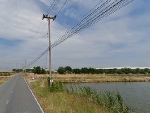 ขายที่ดินติดคลอง 11 ไร่ ผังเมืองสีเหลือง ต.ลาดขวาง อ.บ้านโพธิ์ จ.ฉะเชิงเทรา