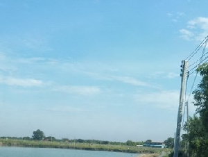 ขายที่ดิน 18 ไร่ เป็นบ่อ ใกล้ถนน ต.สิบเอ็ดศอก อ.บ้านโพธิ์ จ.ฉะเชิงเทรา