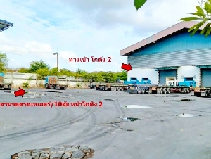 บางน้ำจืด เพชรโพธิ์แจ้ 2.9 กม. เซ็นทรัล มหาชัย ขาย-เช่า ที่ดินพร้อมโกดัง ออฟฟิศ 3 ชั้น 2 หลัง 7ไร่ 330 ตรว9,000 ตร.ม.