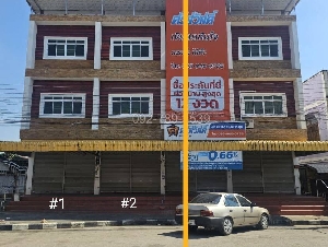ให้เช่าตึกแถวกำแพงเพชร 3 ชั้น ใจกลางตลาดนครชุม