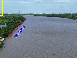 ขายที่ดินติดแม่น้ำบางปะกง 59 ไร่ ตรงข้ามท่าเรือบ้านโพธิ์ ต.บ้านโพธิ์ อ.บ้านโพธิ์ จ.ฉะเชิงเทรา