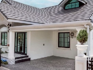 บ้านใหม่ สไตล์อังกฤษ สวนกว้าง บิ้วอินทั้งหลัง โซนน้ำแพร่ หางดง 