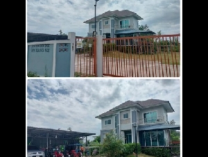 ขายบ้าน 2 ชั้น บ้านกอเปา ต.ป่าสัก อ.เมือง จ.ลำพูน พร้อมที่ดินขนาด 1 ไร่