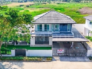 ราคาพิเศษ บ้านเดี่ยว มัณฑนา วงแหวน - บางบอน วิวทะเลสาบ Type ใหญ่ที่สุดในโครงการ