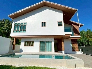 พูลวิลล่า สไตล์ญี่ปุ่นโมเดิร์น สร้างใหม่ เงียบสงบ ใกล้ธรรมชาติ  โซนน้ำแพร่