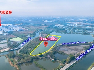 ขายที่สีม่วง อีอีซี 10 ไร่เศษ  ใกล้ถนนเลียบมอเตอร์เวย์สาย 7 ใกล้นิคมอมตะ พานทอง ต.บางนาง อ.พานทอง จ.ชลบุรี