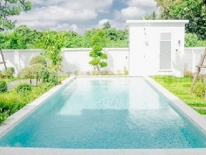 ให้เช่าพูลวิลล่าสร้างใหม่ 2 ชั้น สไตล์ญี่ปุ่น ตกแต่งสวย ป่าแดด 