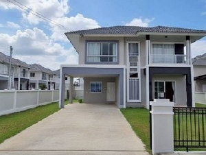 บ้านสร้างใหม่ ต่อเติมครบ แปลงมุม โครงการ กาญจน์กนกวิลล์14 สันกำแพง 